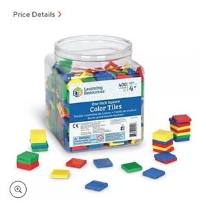 Color Tiles - 400 Pieces